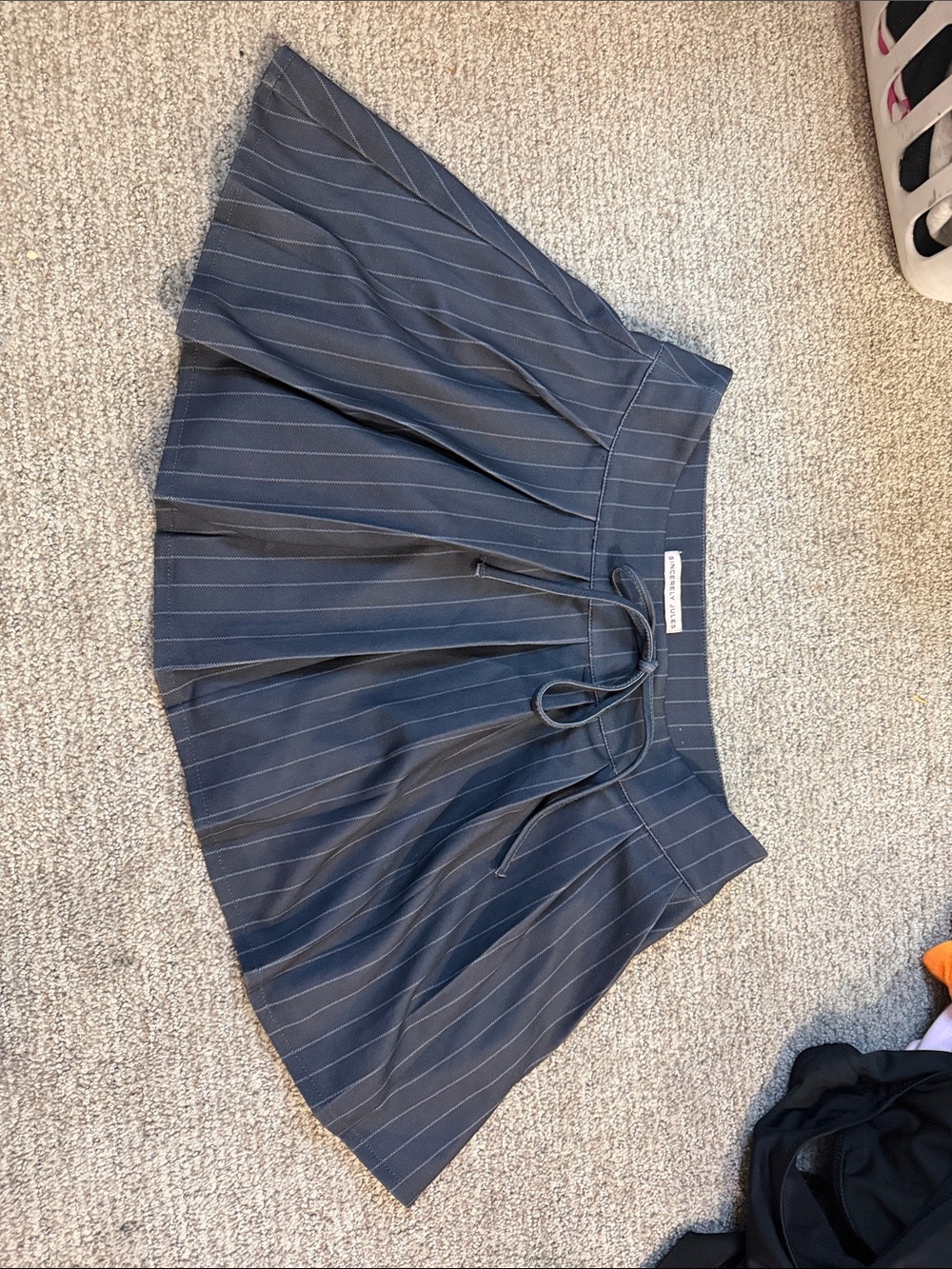 Stripped Mini Skirt